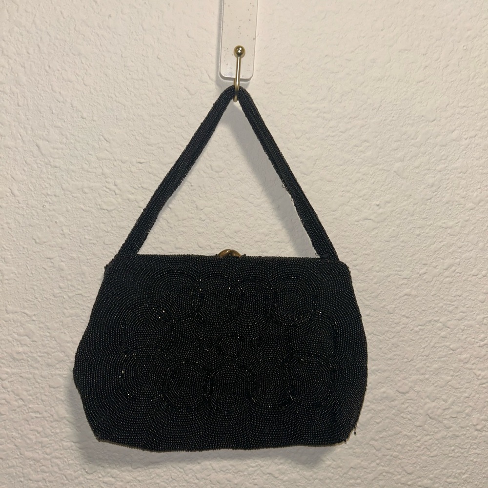 50s Beaded Purse Walborg Hand Made in Belgium